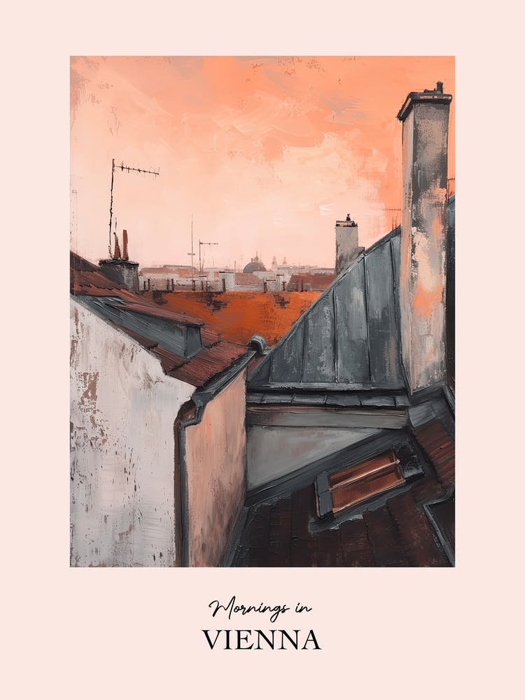 Mornings In Vienna Rooftops Morning Skyline 3