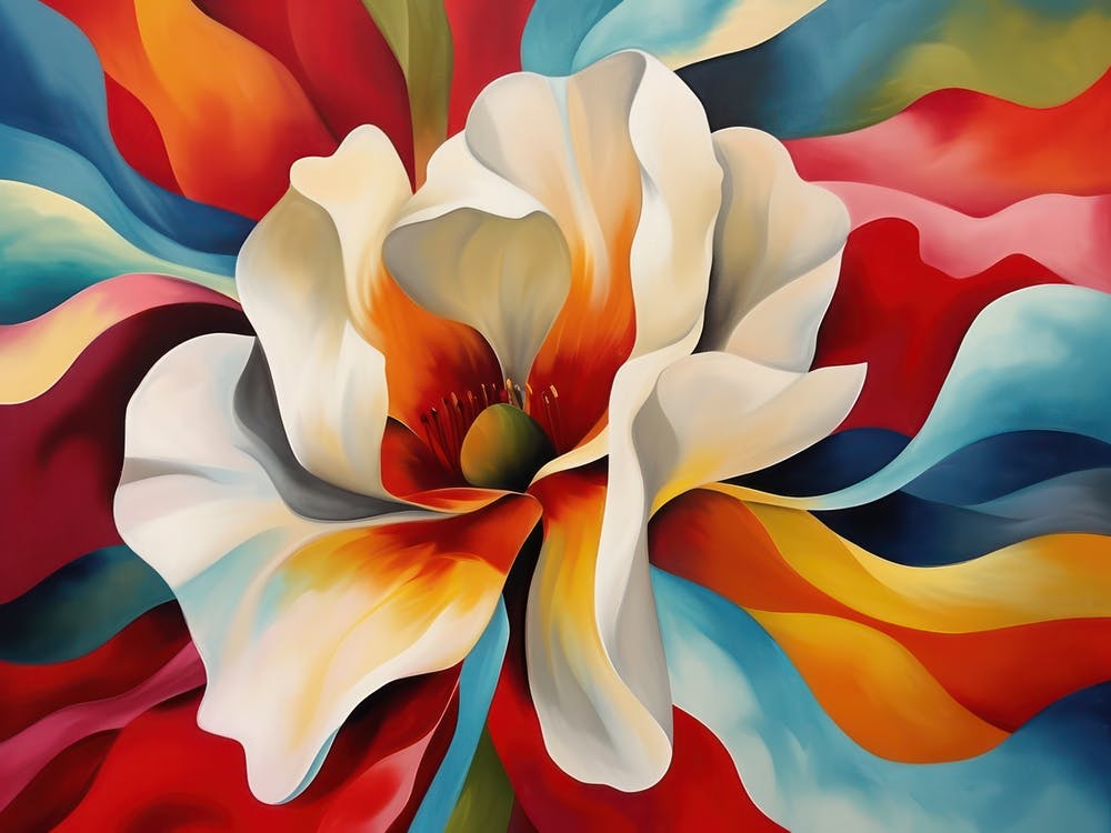 Contemporary Artwork Inspired By Georgia O Keeffe 1