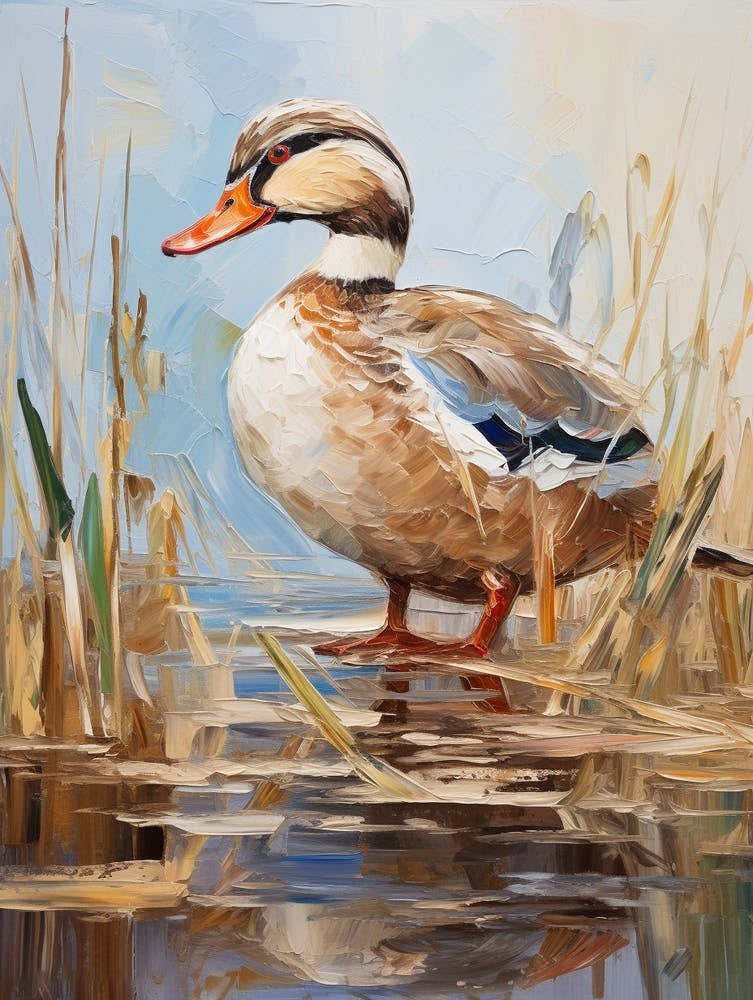 Bird Painting Wood Duck 4