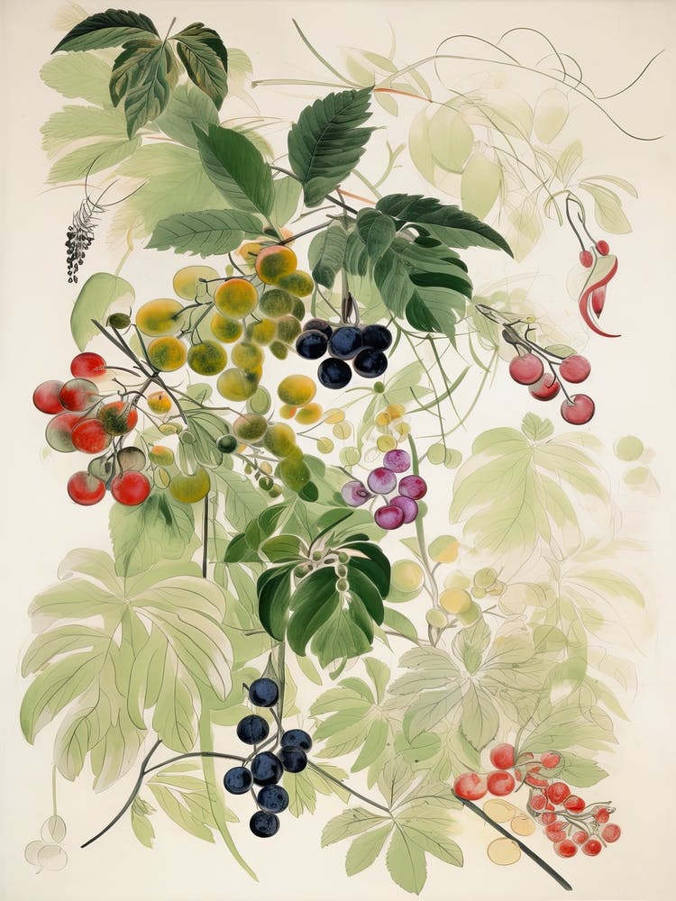 Gooseberry Fruit Drawing 1