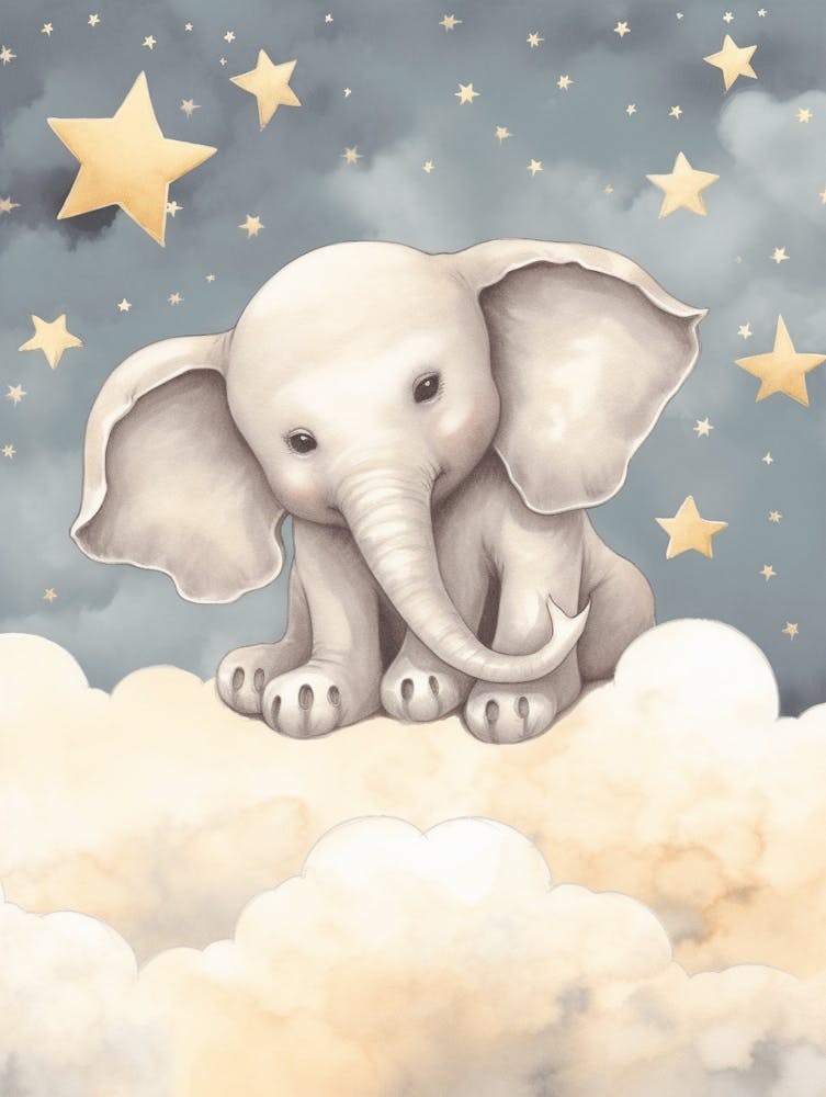 Sleeping Baby Elephant