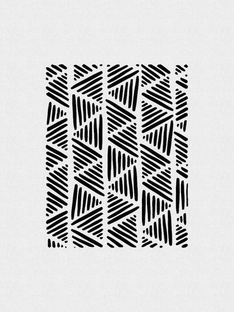 Black & White Abstract I