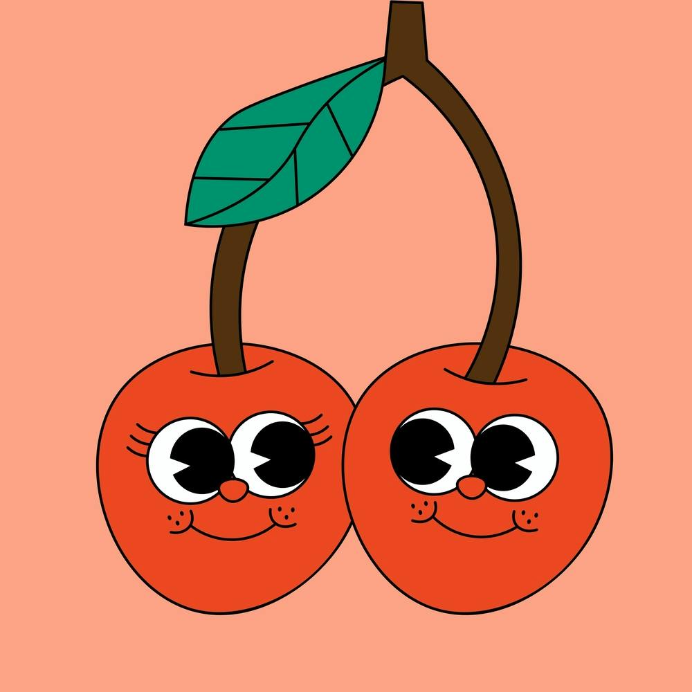You And Me Retro Cherries