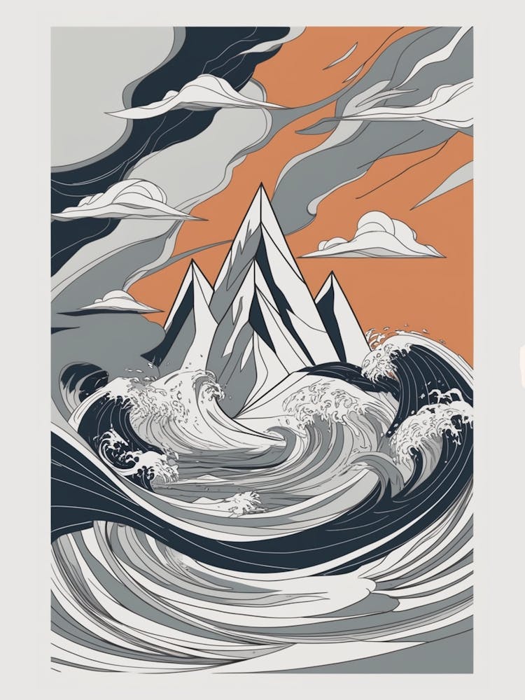 Waves And Mountains 3