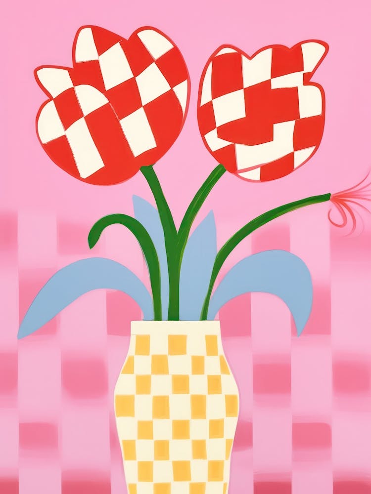 Tulip Flower Vase 3