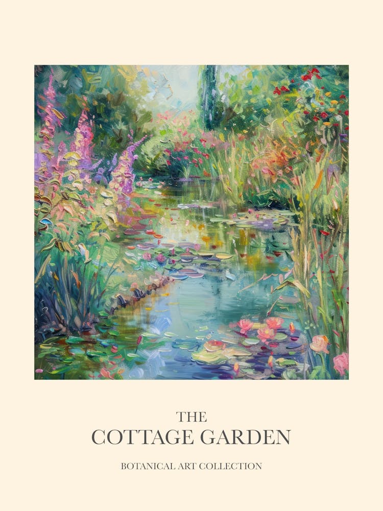 Cottage Garden Poster Fairy Pond 8