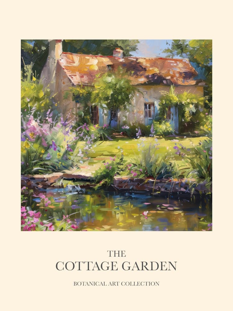 Cottage Garden Poster Fairy Pond 9