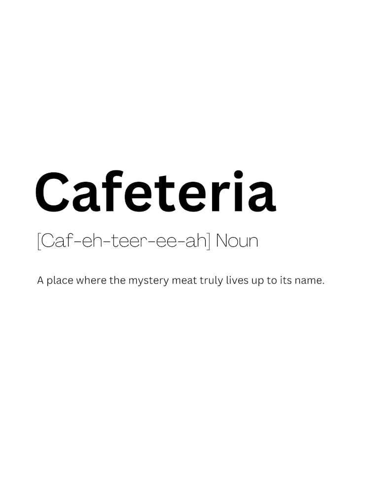 Cafeteria Definition Meaning
