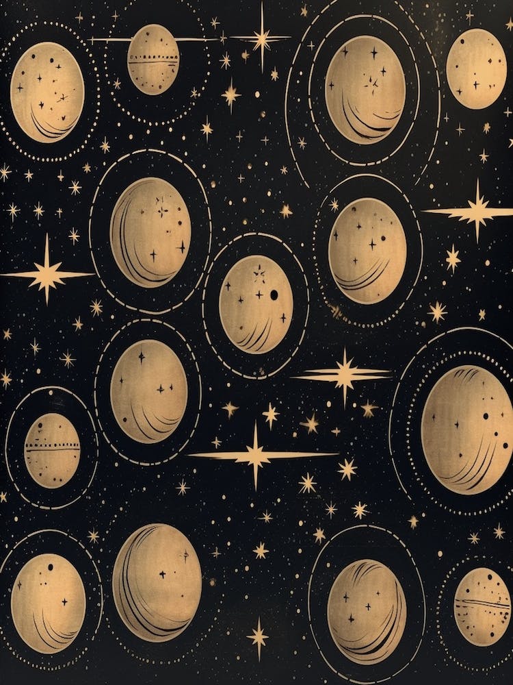 Moon And Stars Hanging Celestial 4