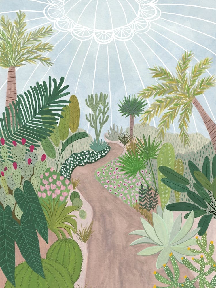 Botanical Garden In Bloom