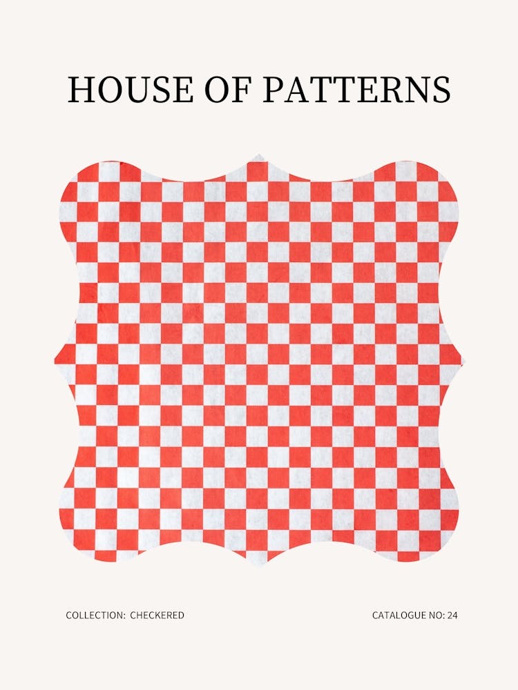 Checkered Pattern Poster 24