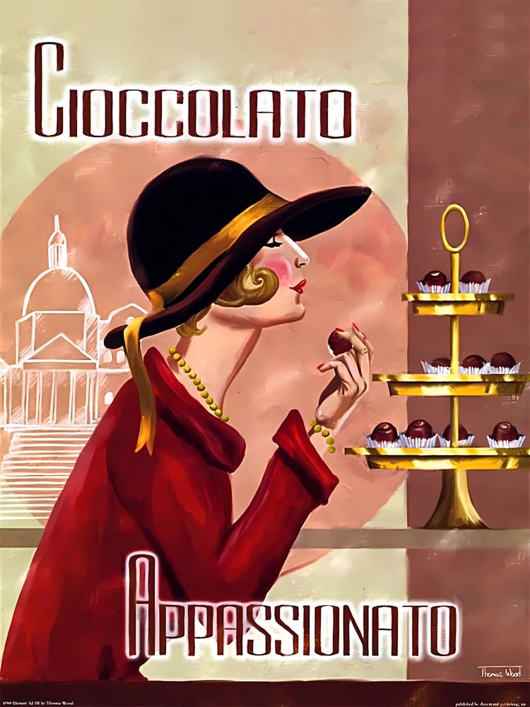 Passion For Chocolate, Vintage Advertisement
