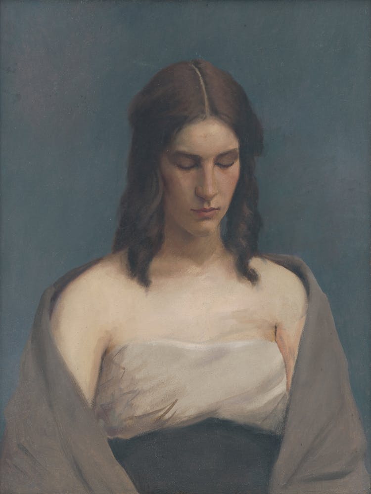 Woman In A Black Dress