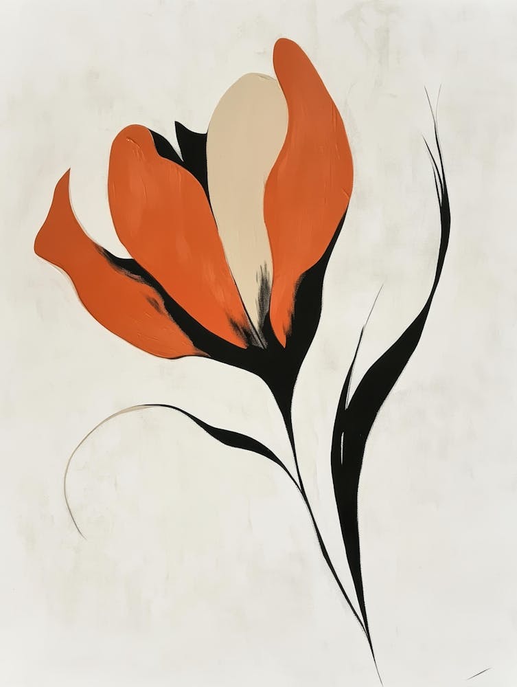 Orange Tulpe 4