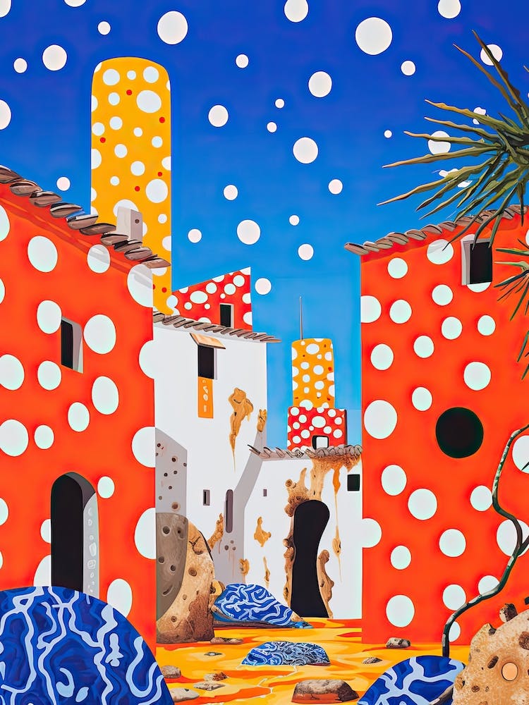 Porto Cesareo, Italy, Illustration In The Style Of Pop Art 3