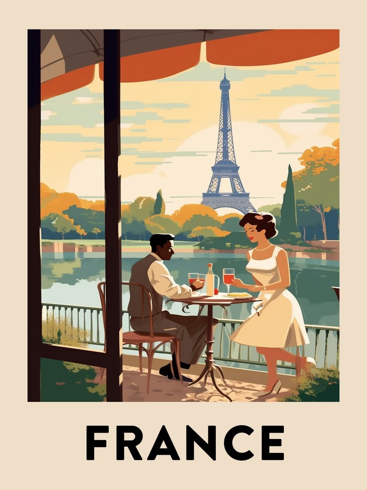 Vintage Travel Poster France 5