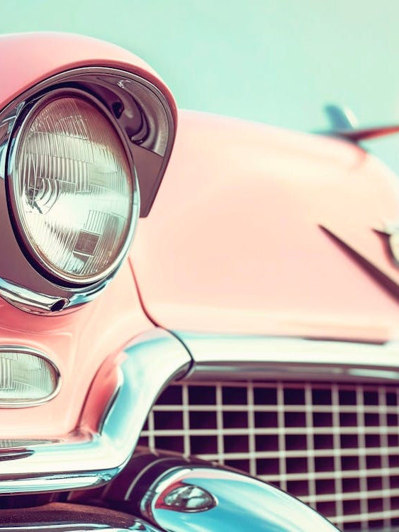 California Dreaming - Pink Classic Car