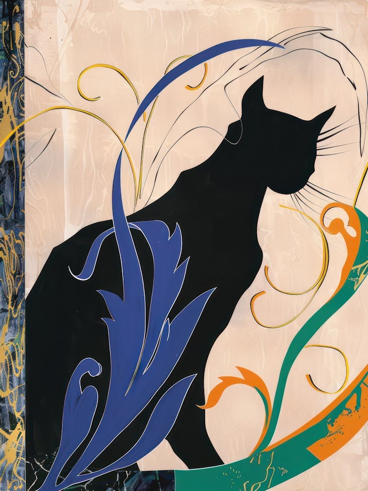 Cat 4 Cut Out Collage