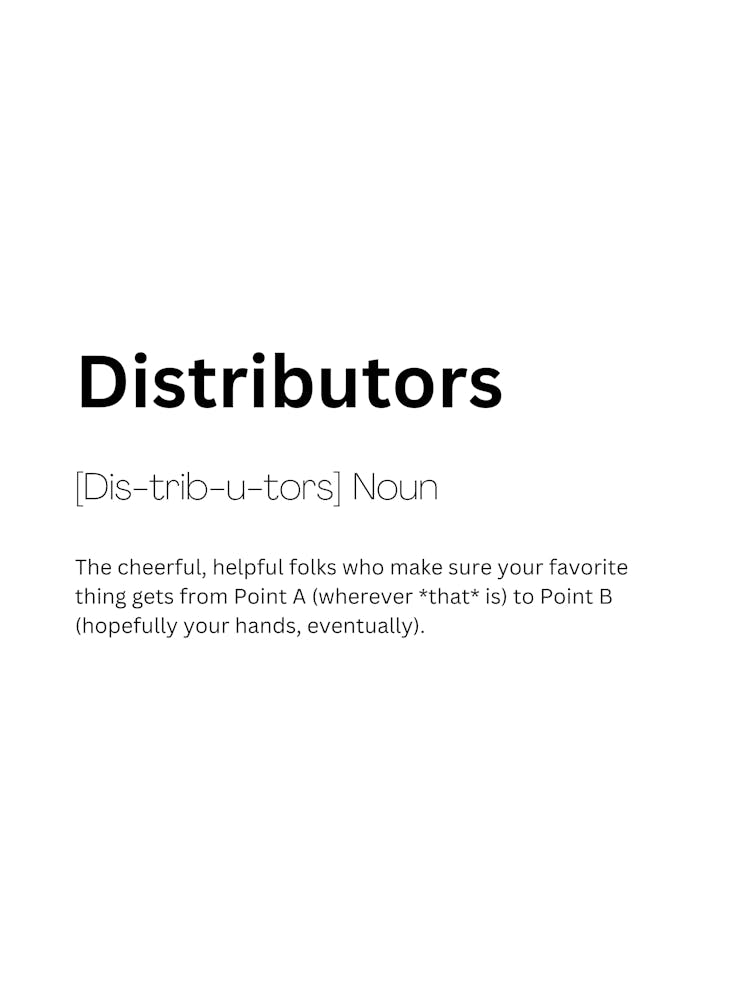 Distributors Definition Meaning
