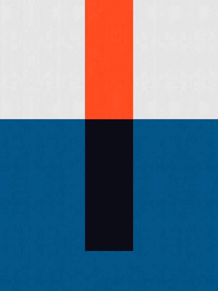 Blue and red shapes 6