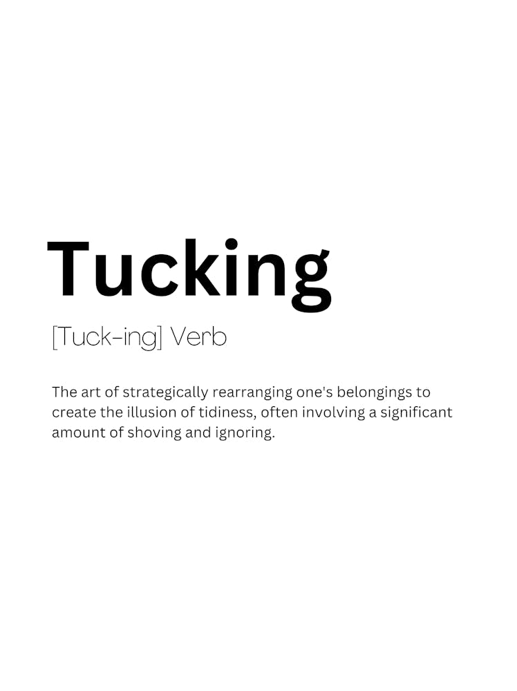 Tucking Definition Bedeutung