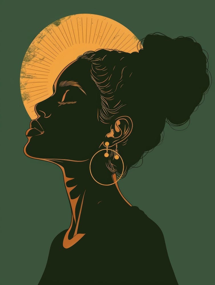 Silhouette Of A Woman 86