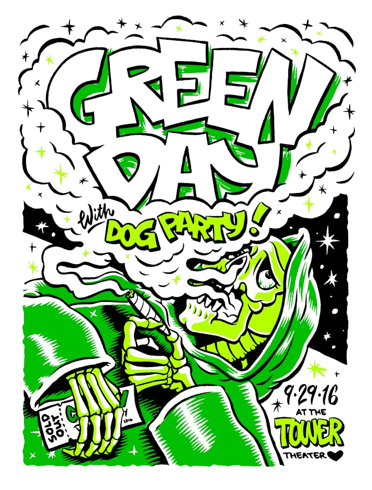 Green Day Dog Party
