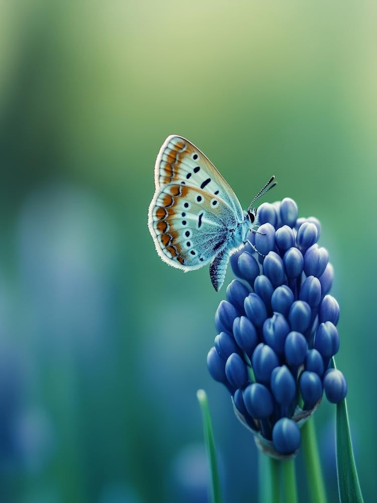 Butterfly On A Flower 1
