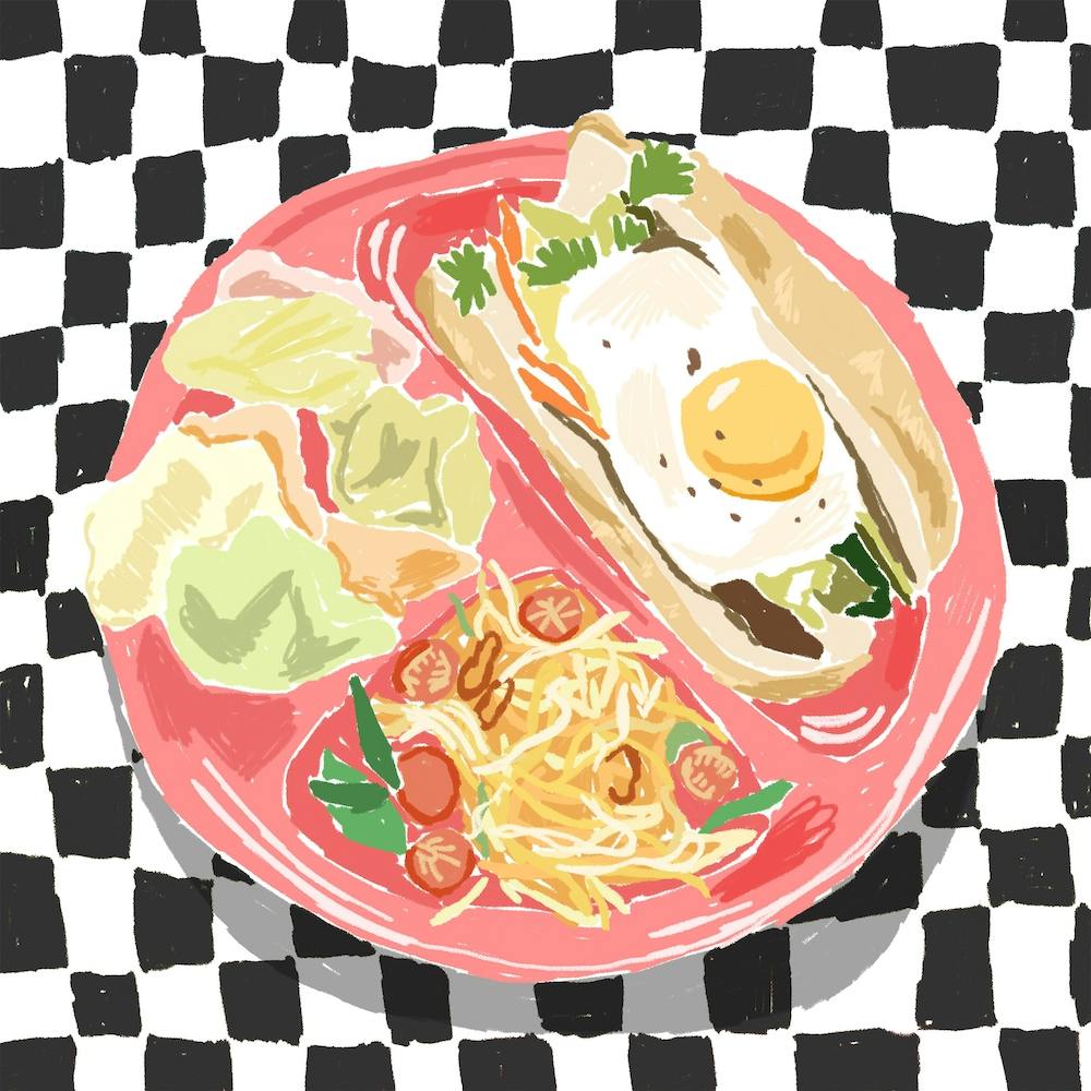 Egg Still Life Square