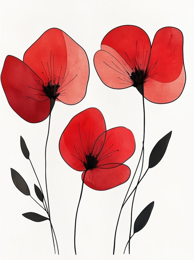 Red Poppies 12