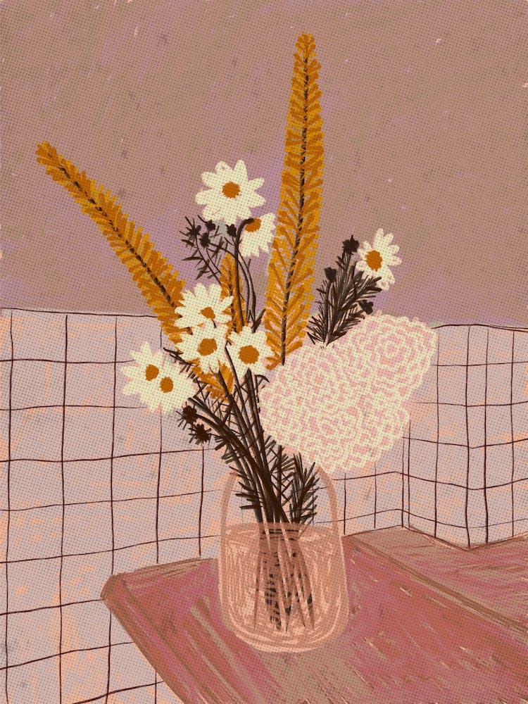 Still Life With Wildflowers
