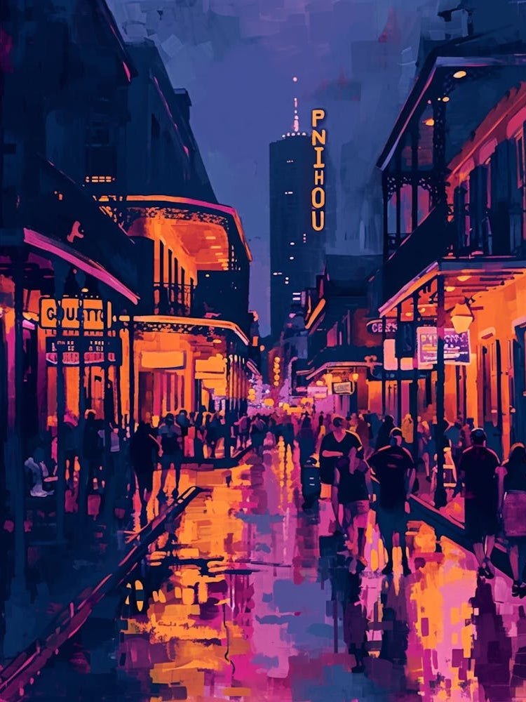Bourbon Street Retro Pop Art 4