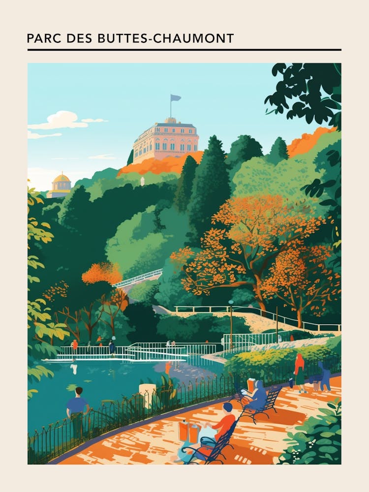 Parc Des Buttes Chaumont Paris France 2