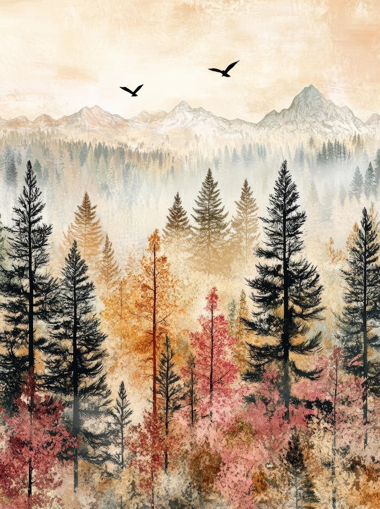 Autumn Forest Canvas Print