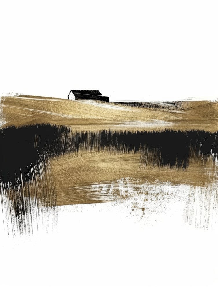 Black And Gold Canvas Print 51