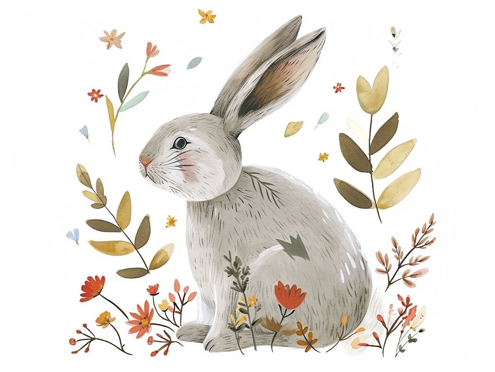 Little Floral Arctic Hare 6