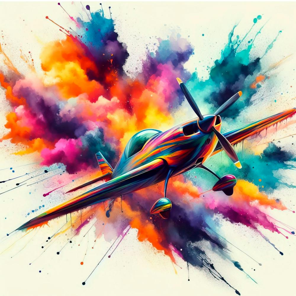 Colorful Airplane