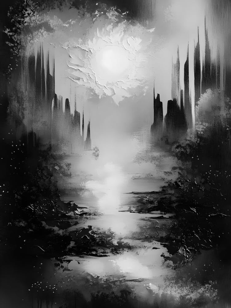 Black And White Cityscape 2