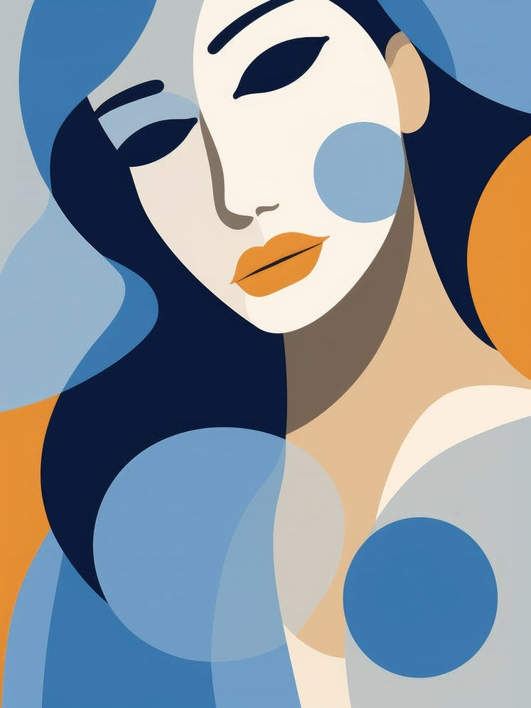 Abstract Of A Woman 22