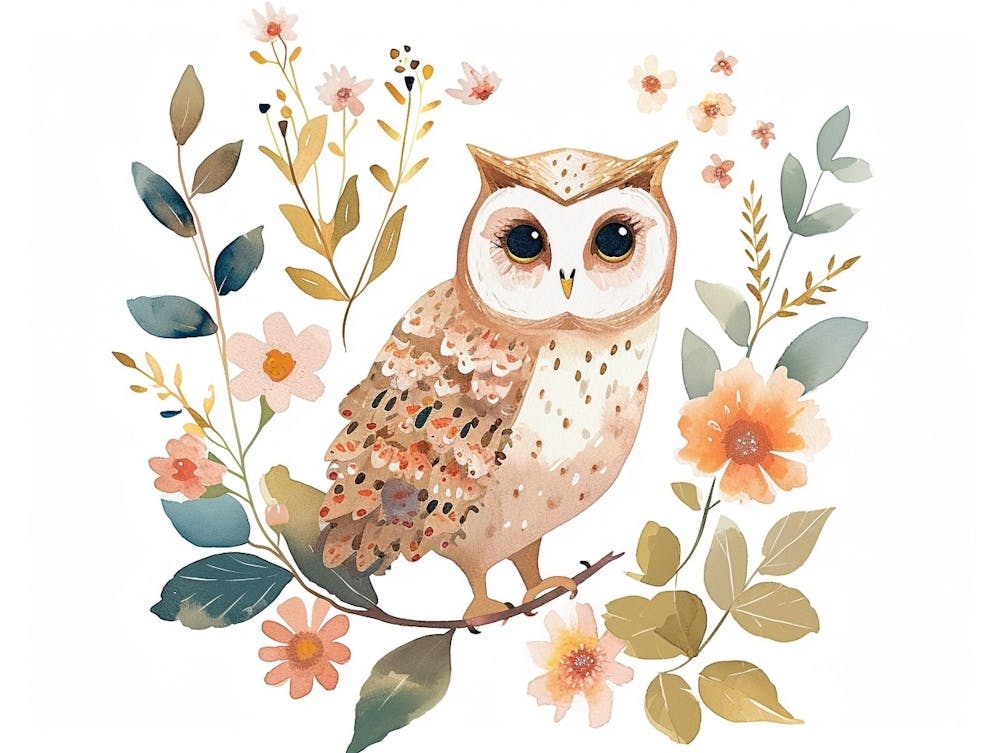 Little Floral Owl 2