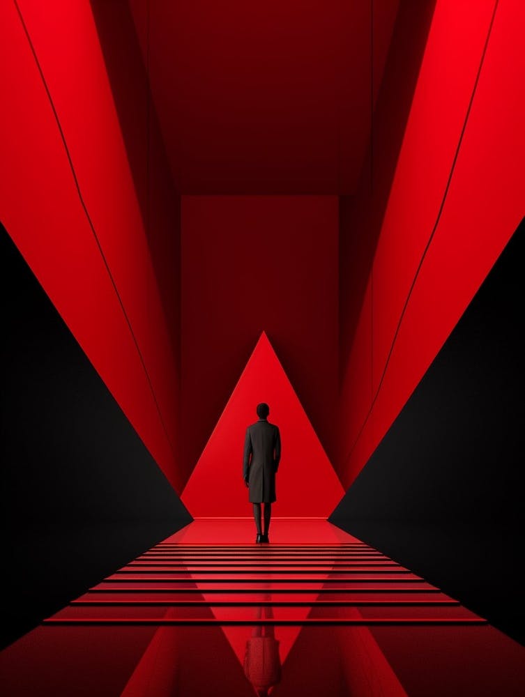 Minimalist Geometry Abstract Illustration 8