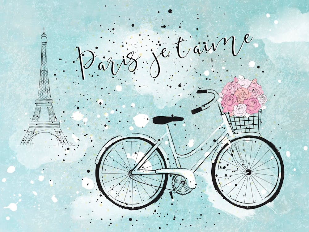 Paris Liebesfahrrad