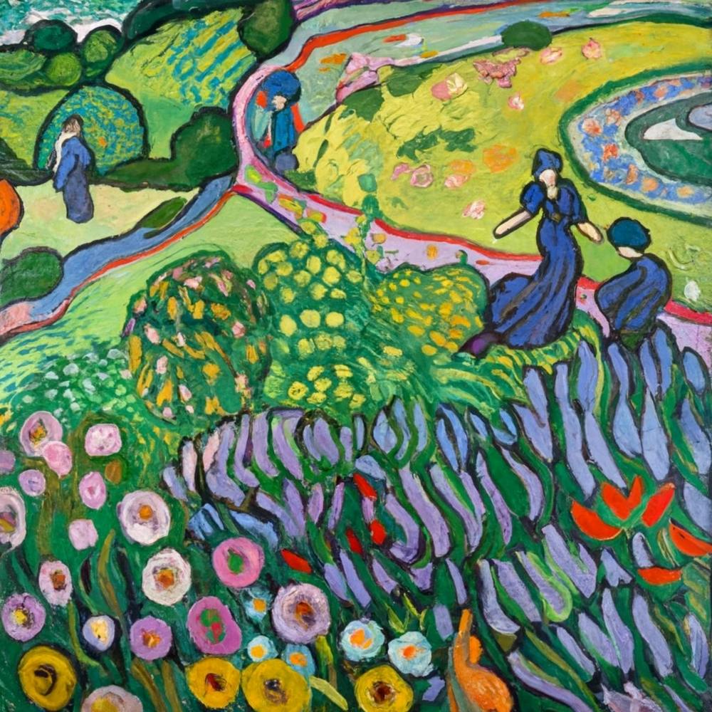 In The Garden van gogh wall art 1
