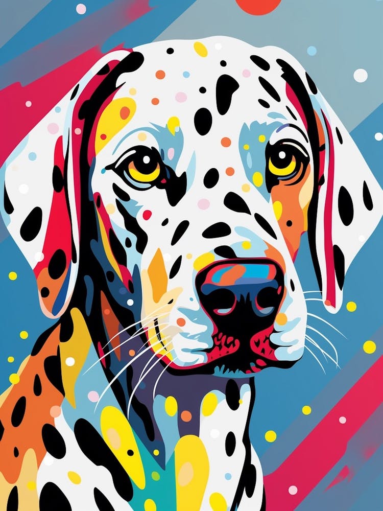 Pop Art Dotty Dog 4