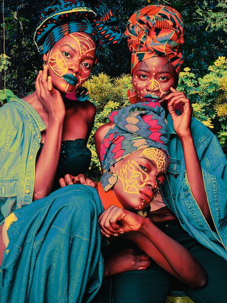 Afrocentric Fantasy Forest Portrait