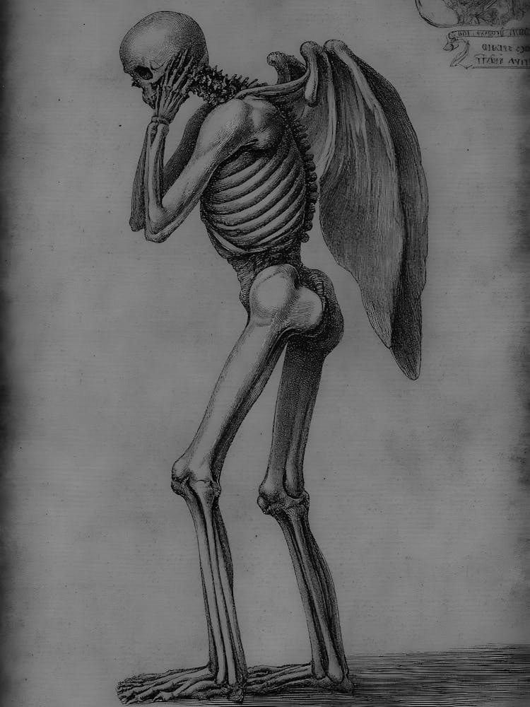 Skeleton With Wings