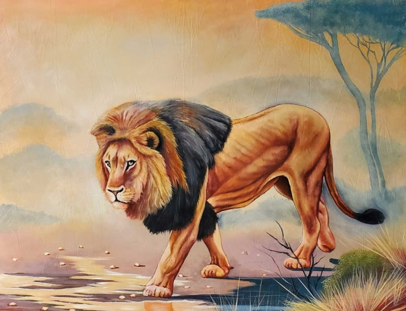 Lion Painting