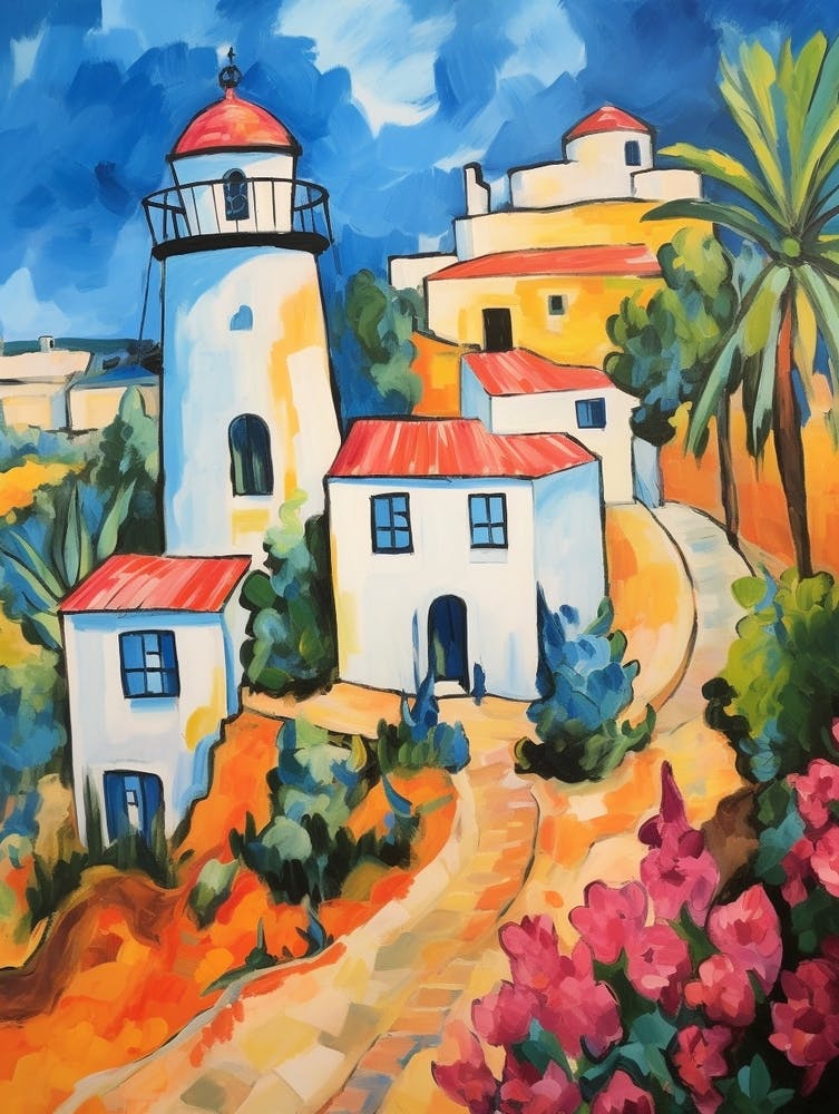 Faro Portugal 2 Fauvist Painting