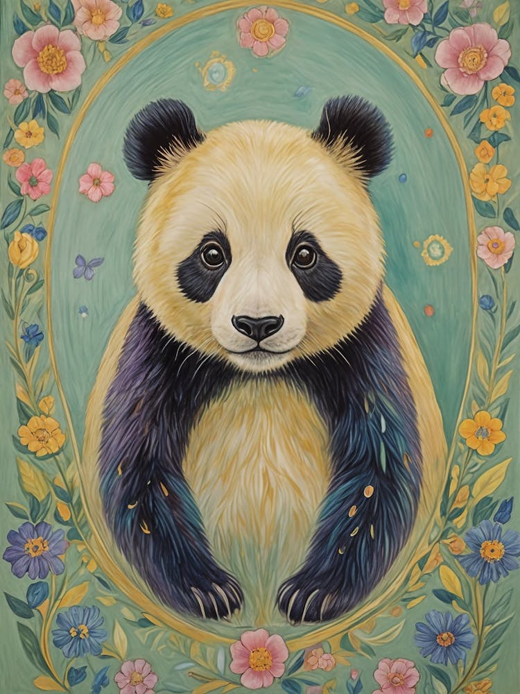Floral Panda no3