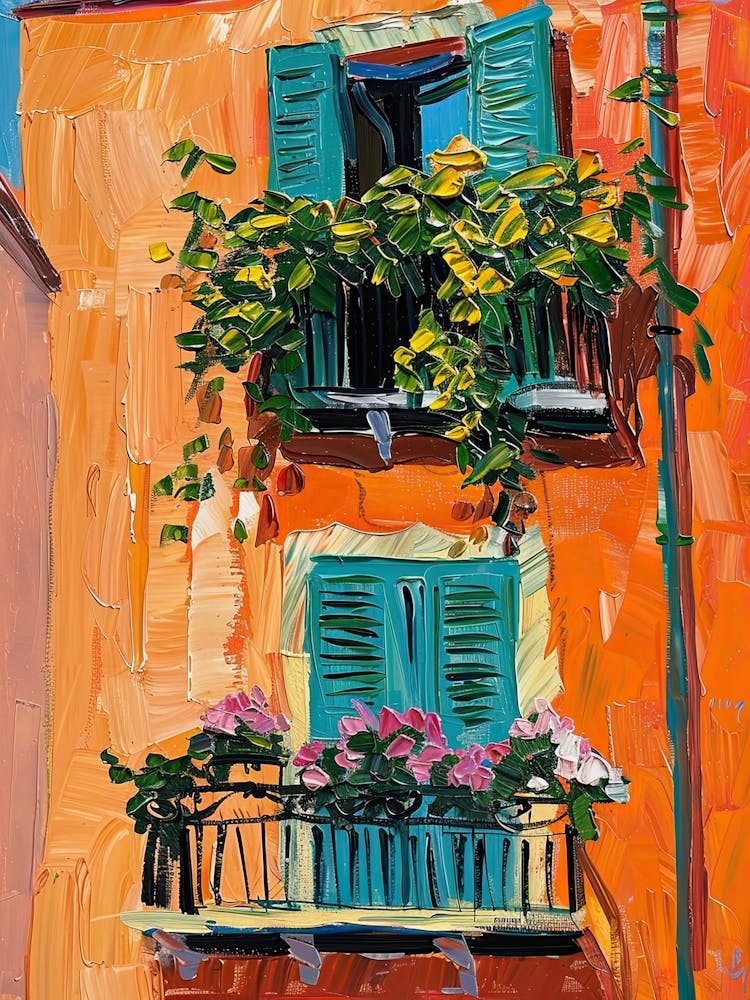 Balcony Painting In Marseille 4